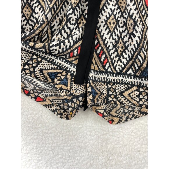 BCBGMAXAZRIA Soren Romper Women’s Size XXS Multicolor Geometric Summer 3” - Picture 6 of 9